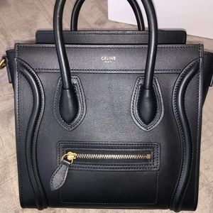 NANO LUGGAGE BAG IN SMOOTH CALFSKIN
BLACK